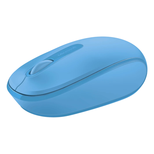 עכבר אלחוטי Microsoft 1850 - צבע כחול ציאן שלוש שנים אחריות ע"י - יבואן הרשמי