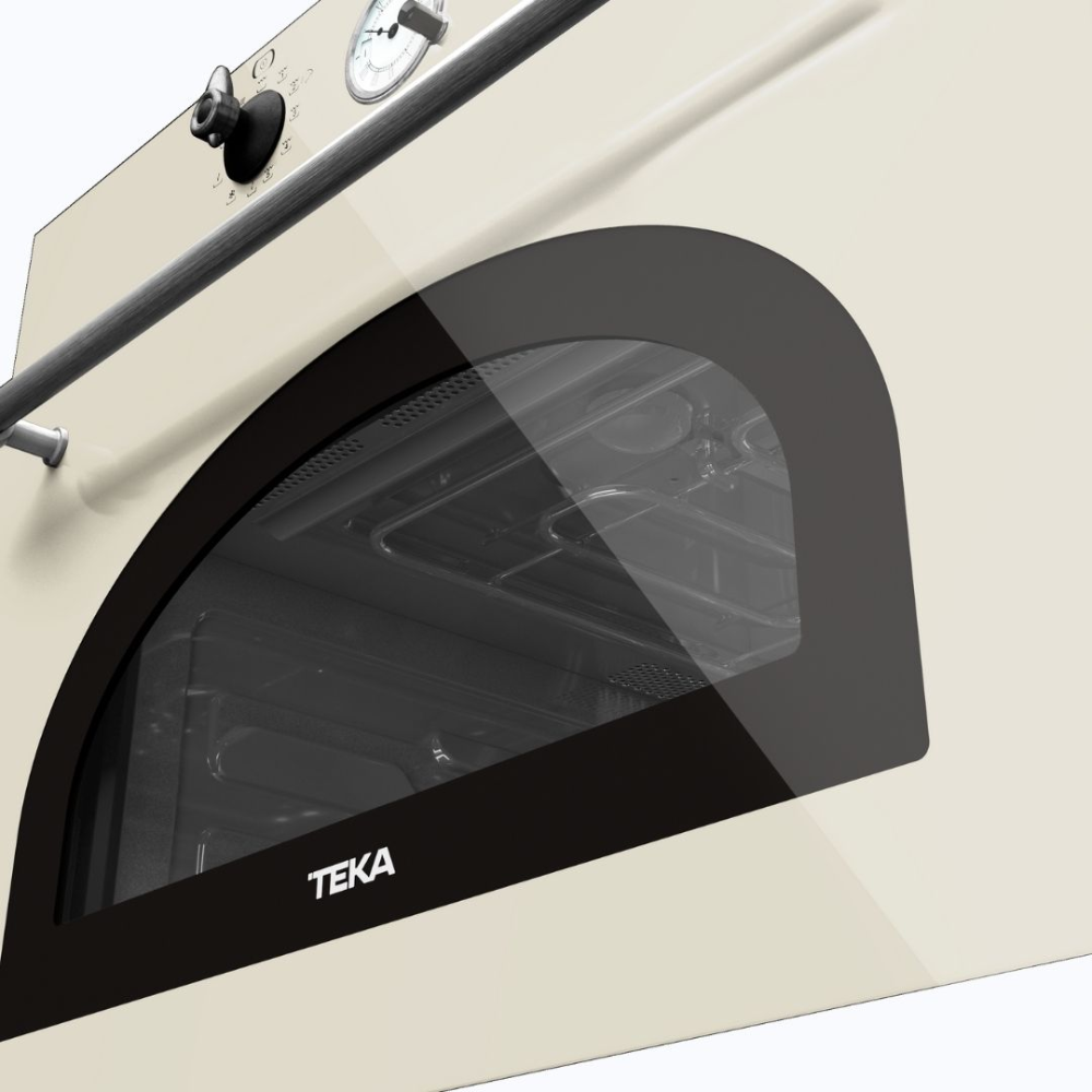 מיקרוגל בילט-אין קומפקטי בעיצוב כפרי MWR 32 Vanilla silver TEKA 3 פונקציות בישול - יבואן רשמי