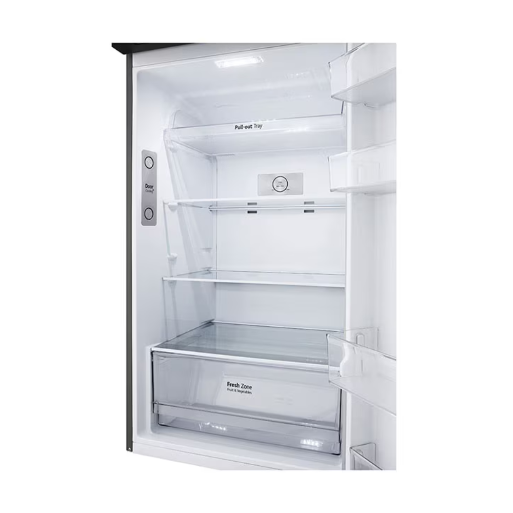 מקרר 2 דלתות מקפיא עליון 395 ליטר LG GR-B445XE No Frost - צבע נירוסטה מוברשת - יבואן רשמי