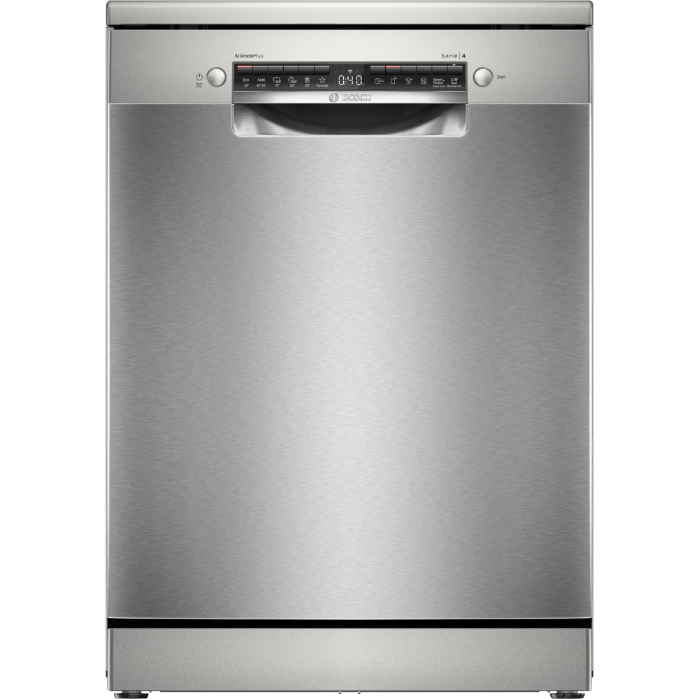 מדיח כלים עומד רחב 60 ס''מ Bosch Serie 4 SMS4ECI28E - נירוסטה - תוצרת גרמניה - אחריות יבואן רשמי BSH