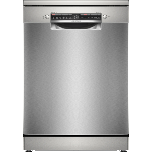 מדיח כלים עומד רחב 60 ס''מ Bosch Serie 4 SMS4ECI28E - נירוסטה - תוצרת גרמניה - אחריות יבואן רשמי BSH