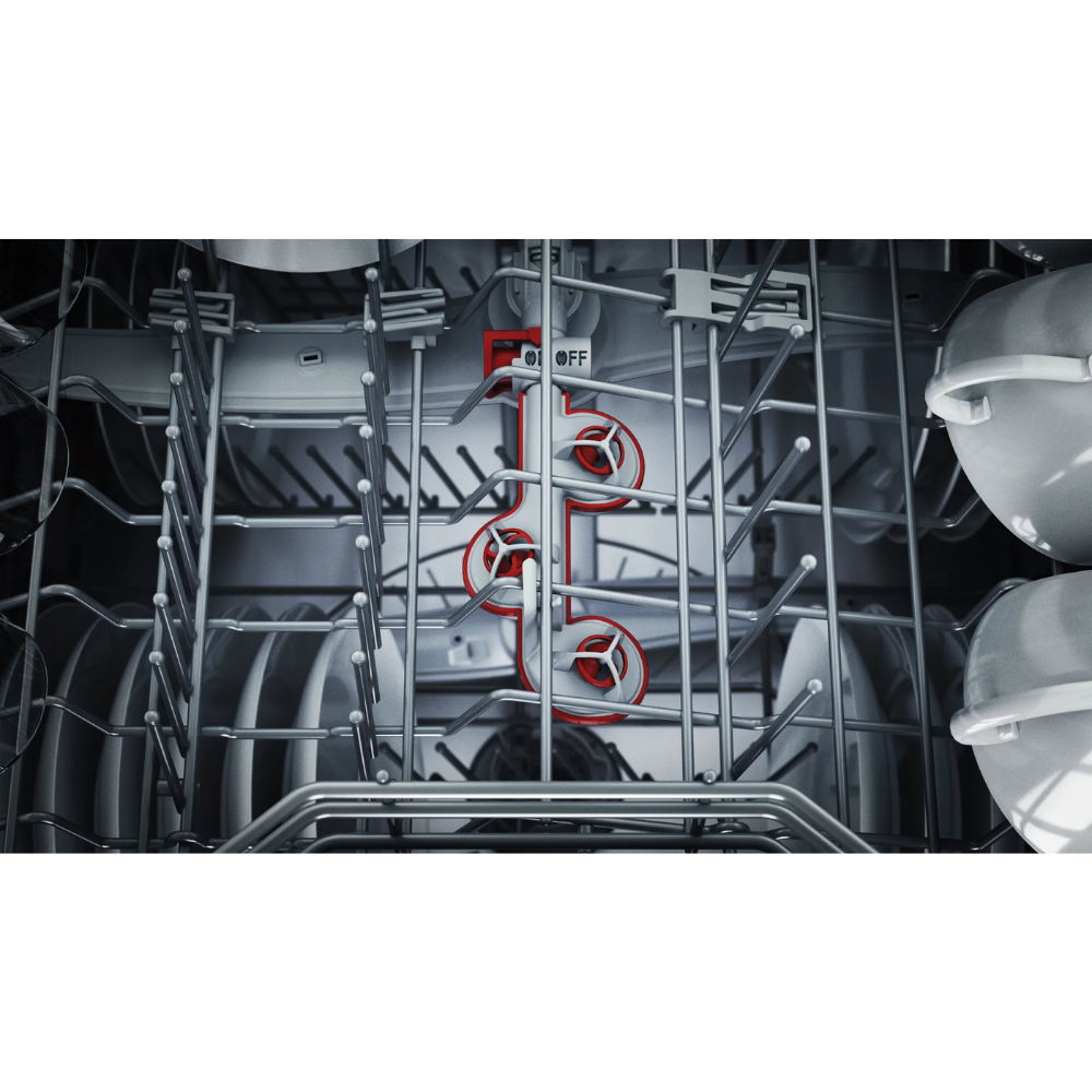מדיח כלים עומד רחב אינטגרלי מלא בוש Bosch SMV6ECX10E סדרה 6 עם פתיחת דלת אוטומטית - יבואן רשמי