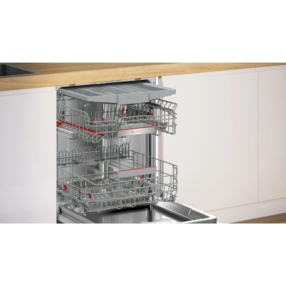מדיח כלים עומד רחב אינטגרלי מלא בוש Bosch SMV6ECX10E סדרה 6 עם פתיחת דלת אוטומטית - יבואן רשמי