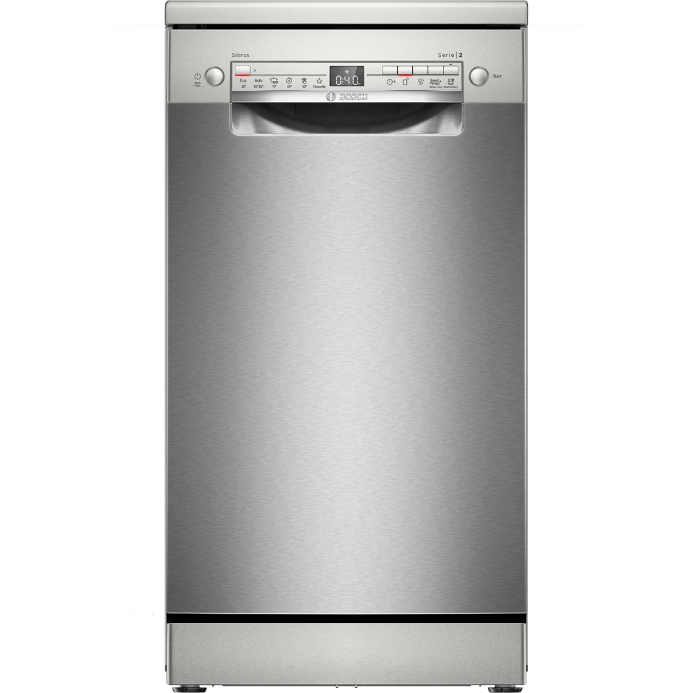 מדיח כלים ‏צר Bosch SPS2HKI58E בוש דמוי נירוסטה - יבואן רשמי