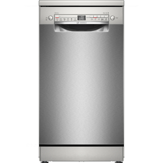 מדיח כלים ‏צר Bosch SPS2HKI58E בוש דמוי נירוסטה - יבואן רשמי