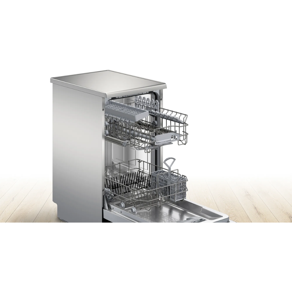 מדיח כלים ‏צר Bosch SPS2HKI58E בוש דמוי נירוסטה - יבואן רשמי