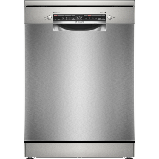 מדיח כלים רחב עומד Bosch Serie 4 SMS4ECI26E - דמוי נירוסטה תוצרת גרמניה - אחריות יבואן רשמי BSH