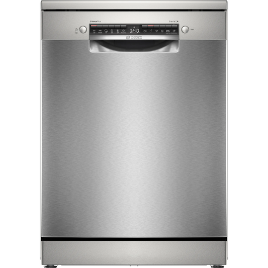 מדיח כלים רחב עומד Bosch Serie 4 SMS4HAI19Y - דמוי נירוסטה - תוצרת גרמניה - אחריות יבואן רשמי BSH