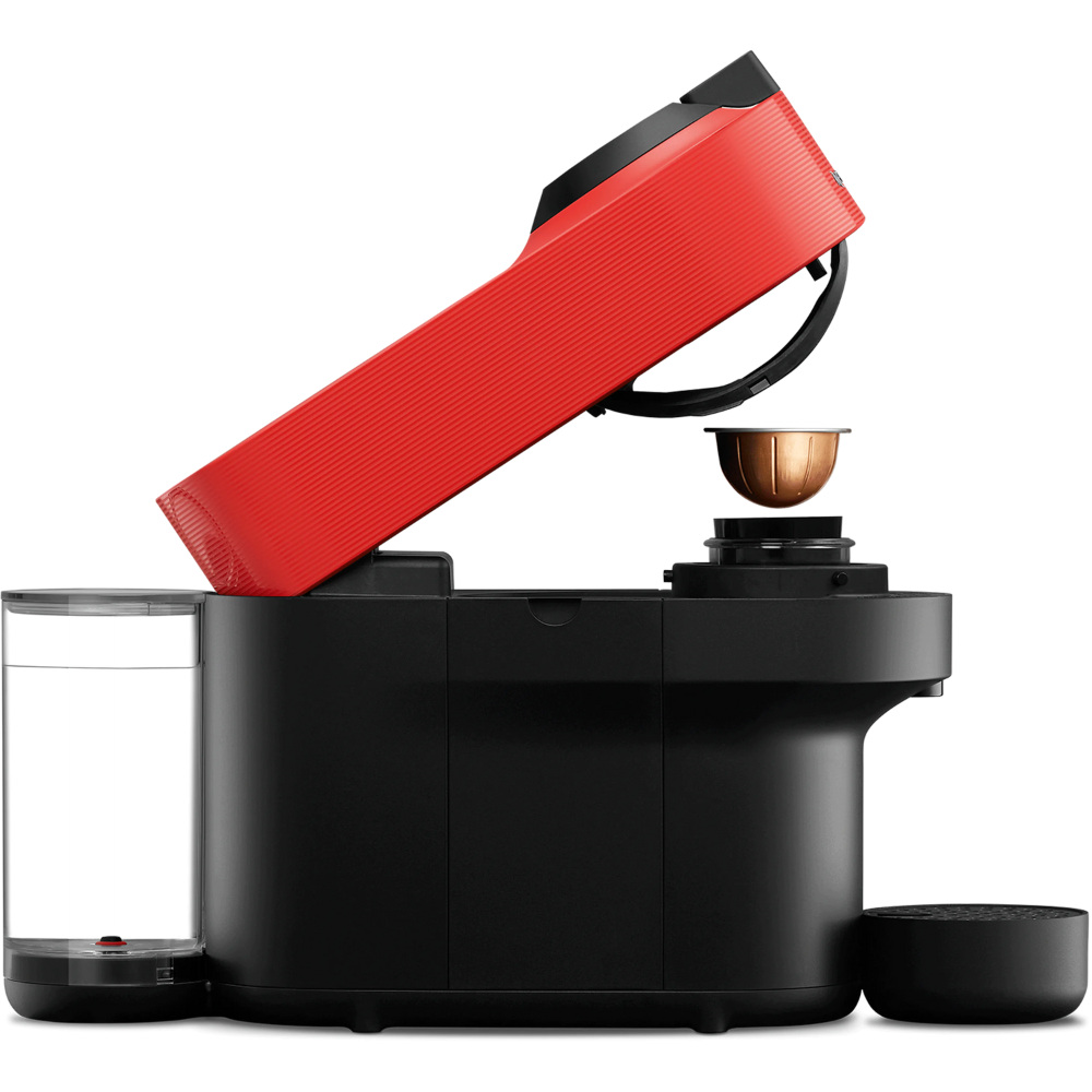 מכונת קפה Nespresso Vertuo Pop GCV2-IL-RE-NE - צבע אדום אחריות יבואן הרשמי
